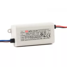 Mean Well APV-12-24 LED-tápegység, 24 V DC, IP30