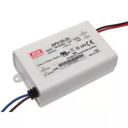 Mean Well APV-25-24 LED-tápegység, 24 V DC, IP30