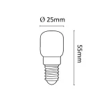Asalite Sütő Izzó E14 230V 25W 180 Lumen 2800K ASAL0038