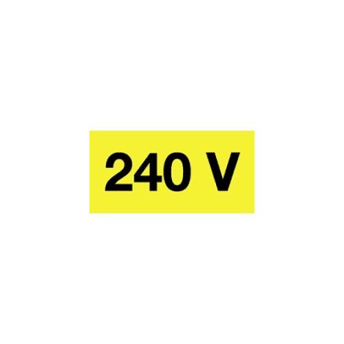 Öntapadó vinil matrica 60x20mm sárga - 240V! 20db/levél