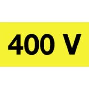Öntapadó vinil matrica 60x20mm sárga - 400V! 20db/levél