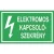 Öntapadó vinil matrica 60x100mm zöld - Elektromos kapcsolószekrény
