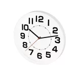 Home AWC250WH fali óra, üveg előlap, kontrasztos, jól leolvasható számlap, 1xAA elem tápellátás, átmérő 250mm