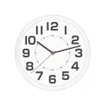 Home AWC250WH fali óra, üveg előlap, kontrasztos, jól leolvasható számlap, 1xAA elem tápellátás, átmérő 250mm