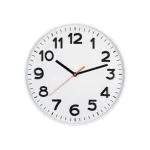 Home AWC300WH fali óra, üveg előlap, kontrasztos, jól leolvasható számlap, 1xAA elem tápellátás, átmérő 300mm