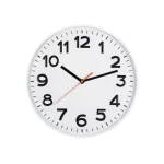 Home AWC300WH fali óra, üveg előlap, kontrasztos, jól leolvasható számlap, 1xAA elem tápellátás, átmérő 300mm
