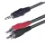 Home A 49-5 audiókábel, 3,5mm sztereó dugó, RCA, 5m