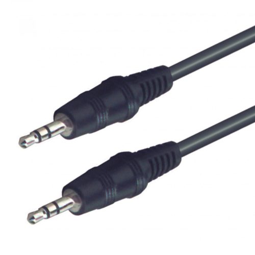Audió kábel, 3,5 mm sztereó dugó-3,5 mm sztereó dugó, 1,5 m, A_51X