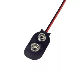   Home BH 036 elemcsatlakozó, 9V elemhez, 15cm vezeték, BH_036