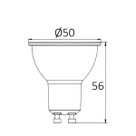 BRY-ADVANCE-6W-GU10-38D-DIM-4000K-LED BULB