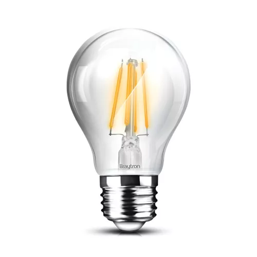 BRY-ADVANCE-8W-E27-A60-CLR-DIM-3000K-BULB