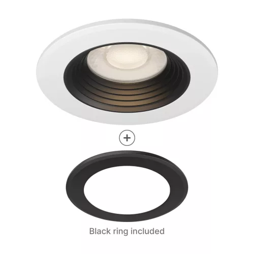 BRY-G6 D85-6.5W-RND-WHT/BLC-3IN1-IP20-LED SPOTLIGH