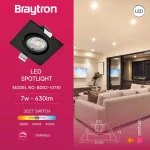 BRY-SPOTLED G3-7W-SQR-BLC-3IN1-LED SPOTLIGHT