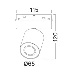 BRY-M20-SPK-10W-48VDC-BTH-BLC-MAG. SPEAKER