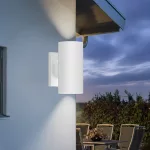BRY- RITA-R-WHT-2xGU10-IP65-WALL LIGHT
