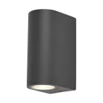 BRY-RITA-P-WL.2-GRY-2xGU10-IP44-WALL LIGHT