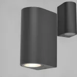 BRY-RITA-P-WL.2-GRY-2xGU10-IP44-WALL LIGHT
