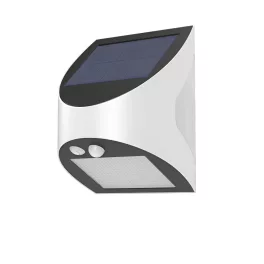 BRY-SOLARIS-W1-WHT-3W-6500K-IP54-SOLAR WALL LIGHT