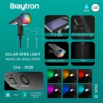BRY-SPIKE-12W-GRY-RGB-IP65-SPIKE LIGHT