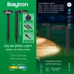 BRY-SPIKE-2A-8W-RND-BLC-2IN1-IP65-SPIKE LIGHT