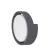 BRY-WALLS-D-RND-GRY-12W-3000K-IP65-WALL LIGHT