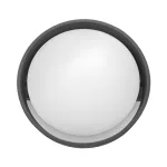 BRY-WALLS-D-RND-GRY-12W-6500K-IP65-WALL LIGHT