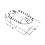 BRY-WALLS-D-ELP-GRY-15W-3000K-IP65-WALL LIGHT