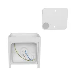 BRY-VEKTA-B-WL.2-WHT-1xG9-IP54-WALL LIGHT