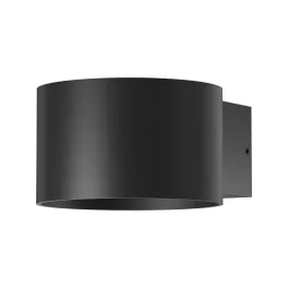 BRY-AVVA-WL01-8W-RND-BLC-3000K-WALL LIGHT