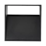 BRY-AVVA-WL02-8W-SQR-BLC-3000K-WALL LIGHT