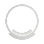 BRY-NELA-WL1-12W-RND-WHT-3000K-WALL LIGHT