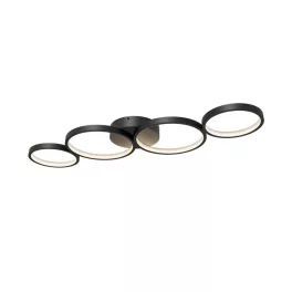 BRY-NELA-SR1-RND-BLC-60W-RMT-IP20-CEILING LIGHT