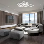 BRY-NELA-SS2-RND-WHT-65W-RMT-IP20-CEILING LIGHT