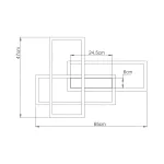 BRY-NELA-SS2-RND-WHT-65W-RMT-IP20-CEILING LIGHT