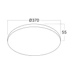 BRY-CEILING-D370-40W-4000K-CEILING LAMP