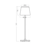 BRY-TOWER-1-BLC-3000K-RCH-TABLE LAMP
