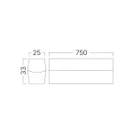 BRY-HEGZA-750-10W-WHT-4000K-LED BATTEN LIGHT