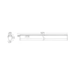 BRY-LEDLINE-4W-RND-WHT-3000K-LED WALL LIGHT
