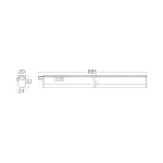 BRY-LEDLINE-11W-RND-WHT-4000K-LED WALL LIGHT