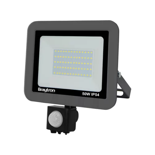BRY-FLOOD-SC-50W-GRY-3000K-SNS-IP54-LED FLOODLIGHT