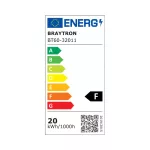 BRY-FLOOD-SF-20W-BLC-4000K-IP65-LED FLOODLIGHT