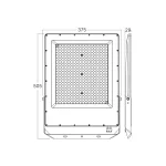 BRY-FLOOD-PF-300W-GRY-3IN1-IP65-LED FLOODLIGHT