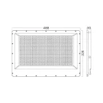 BRY-FLOOD-PF-400W-GRY-3IN1-IP65-LED FLOODLIGHT