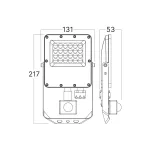 BRY-FLOOD-PF-20W-GRY-3IN1-SNS-IP54-LED FLOODLIGHT