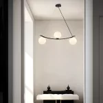 BRY-S013R-3H-3xG9-OPL-BLC-PENDANT LIGHT