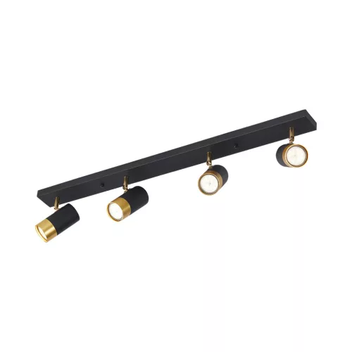 BRY-G002C-4H-4xGU10-GLD-BLC-CEILING LIGHT