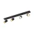 BRY-G002C-4H-4xGU10-GLD-BLC-CEILING LIGHT