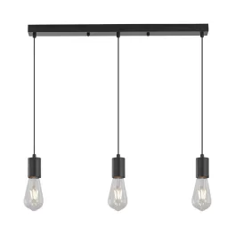 BRY-G006S-3H-3xE27-BLC-PENDANT LIGHT