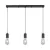 BRY-G006S-3H-3xE27-BLC-PENDANT LIGHT