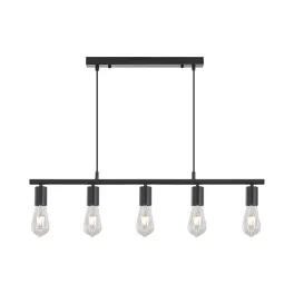 BRY-G006S-5H-5xE27-BLC-PENDANT LIGHT